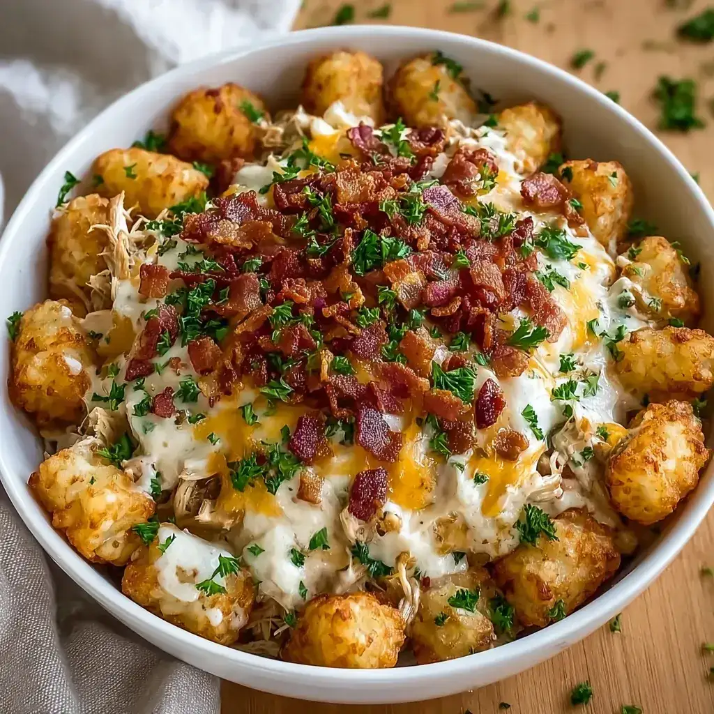 Chicken, Bacon and Ranch Totchos - 2