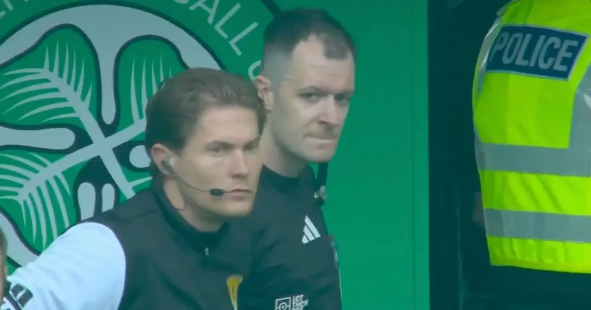 Celtic vs Hearts 'abandoned game' theory as unseen referee action explained during chaos - 1