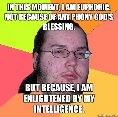 I was an <b>atheist</b> until i realized i am god : r/enlightenment - Reddit - 2