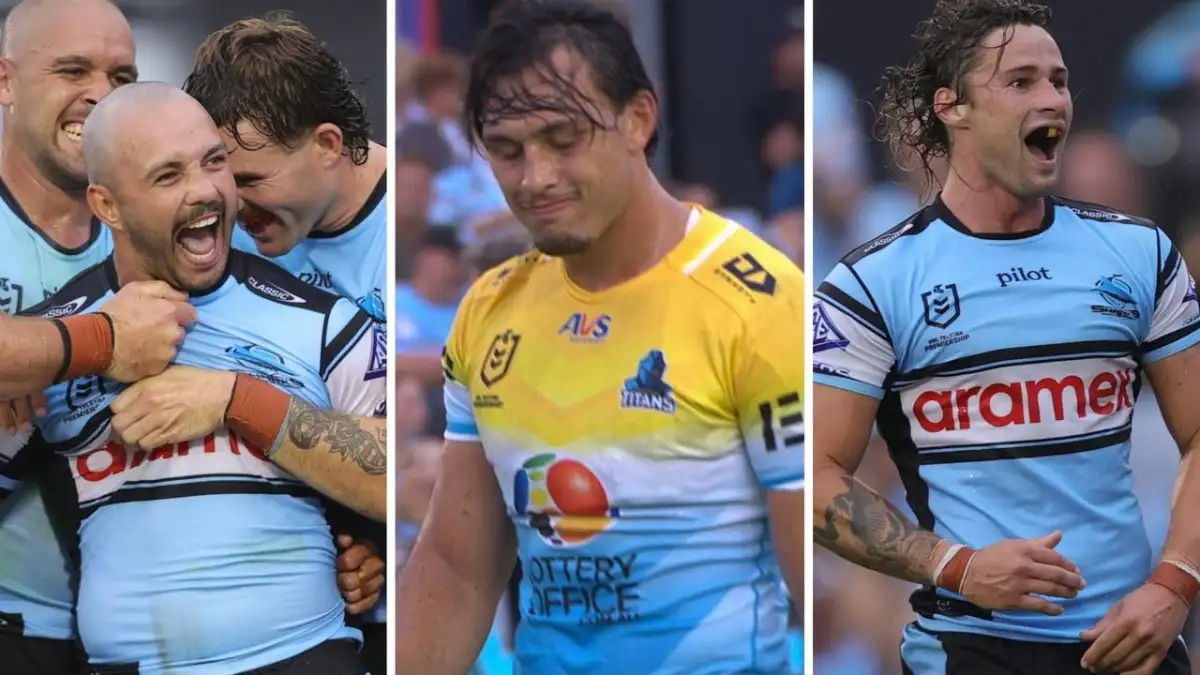 NRL Highlights: Sharks v Titans - Round 1 - 4