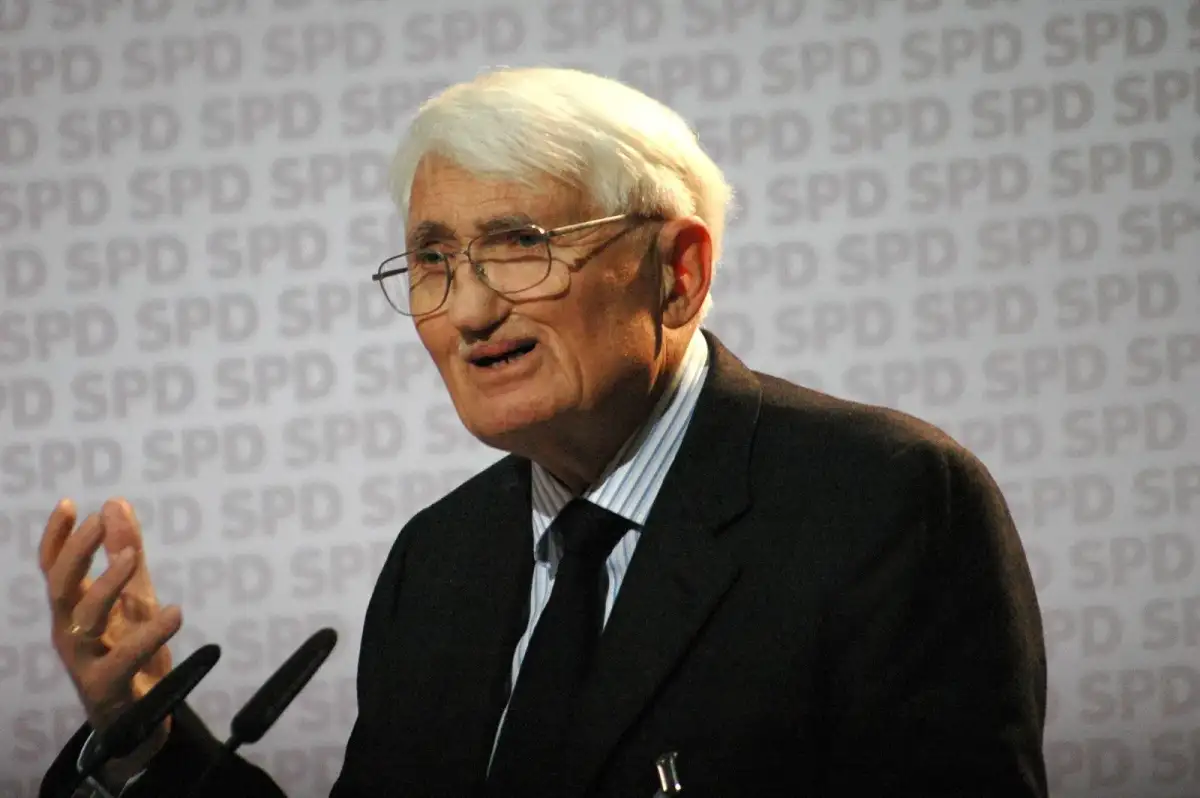 The late philosopher Jürgen Habermas believed that “the essence of democracy was ... - Facebook - 4