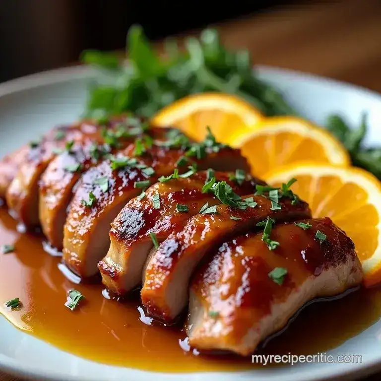 Sheet Pan Duck With Orange-Sriracha Glaze, Grapes and Hand-Torn Croutons - 2