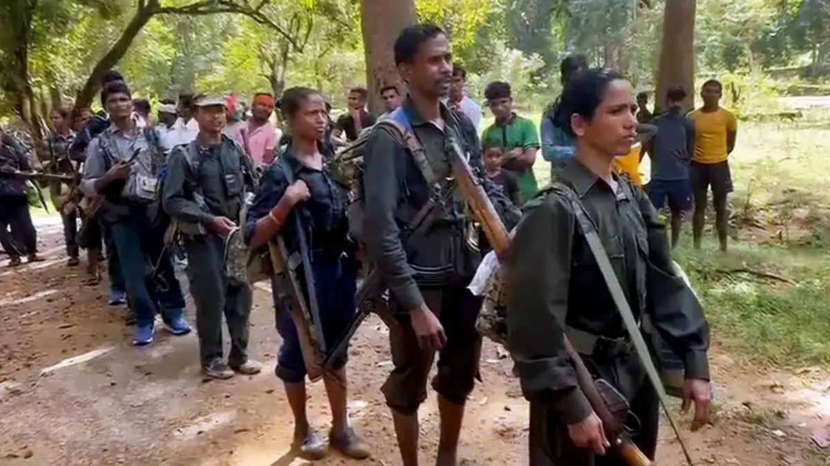 108 Maoists surrender in Chhattisgarh - 2