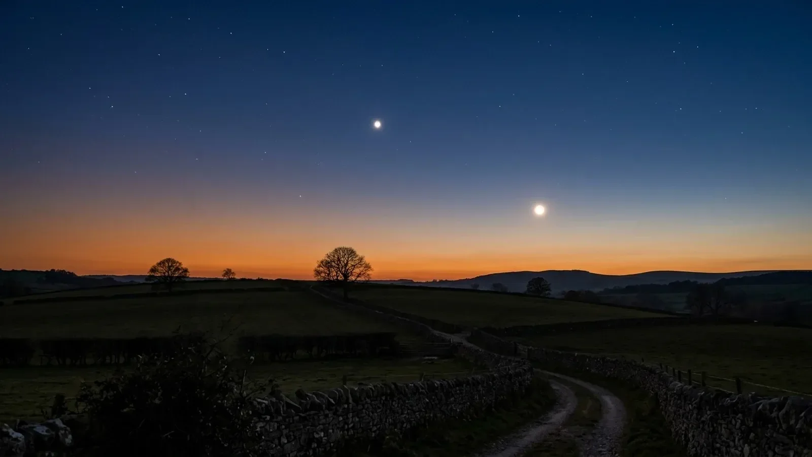 Venus and a slender crescent moon steal the show after sunset on May 18 - 1