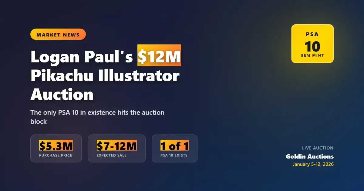 Logan Paul’s Pikachu Illustrator Pokémon card just sold for $16.49 million - 3