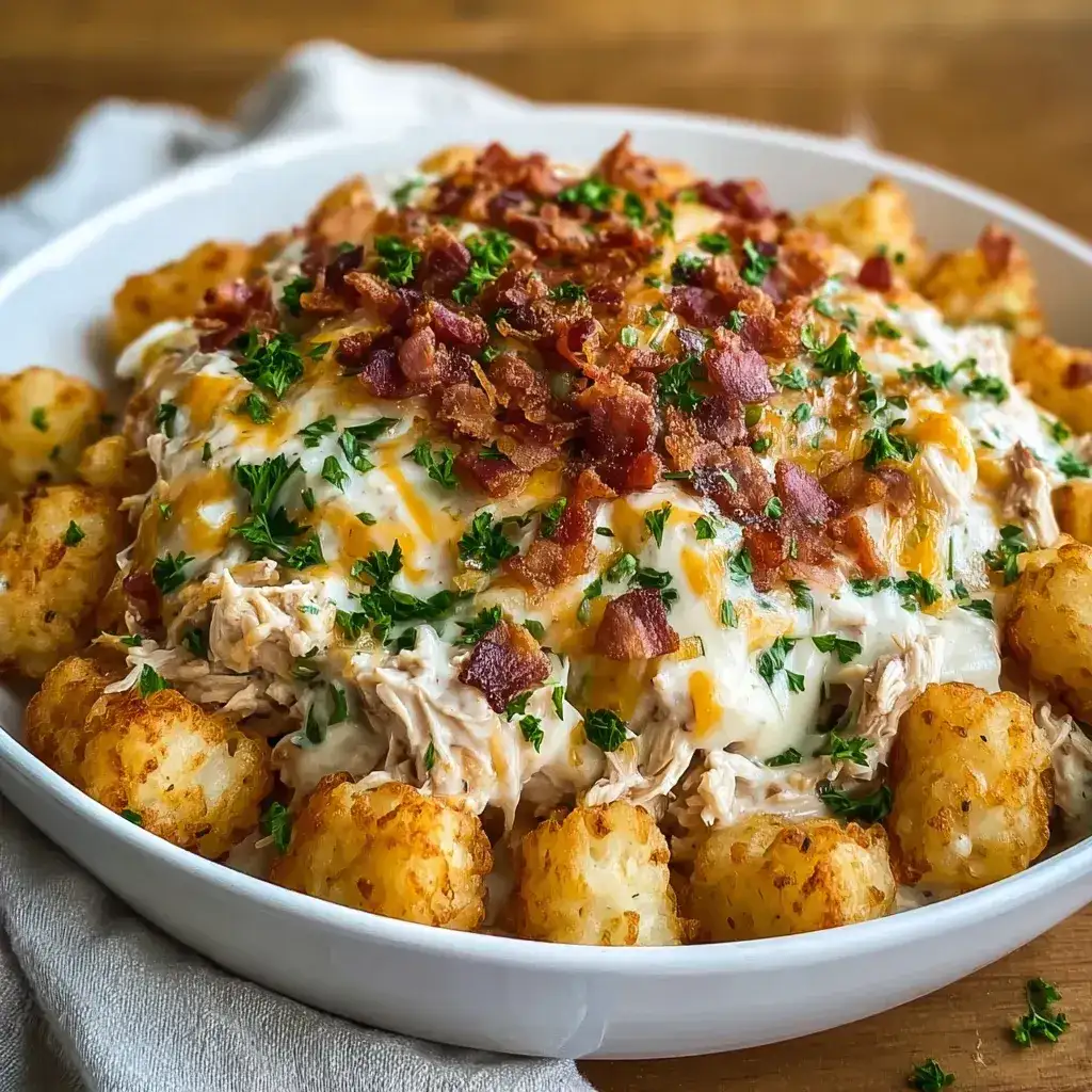 Chicken, Bacon and Ranch Totchos - 1