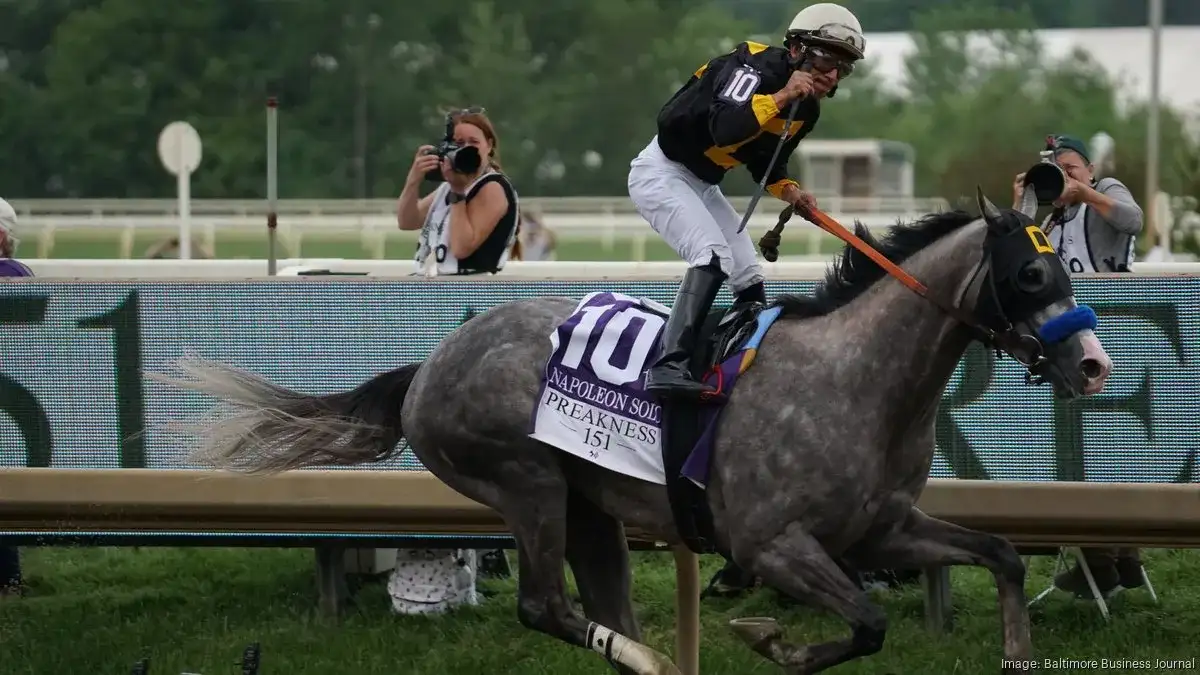 Napoleon Solo outlasts Taj Mahal to win Preakness Stakes - 2