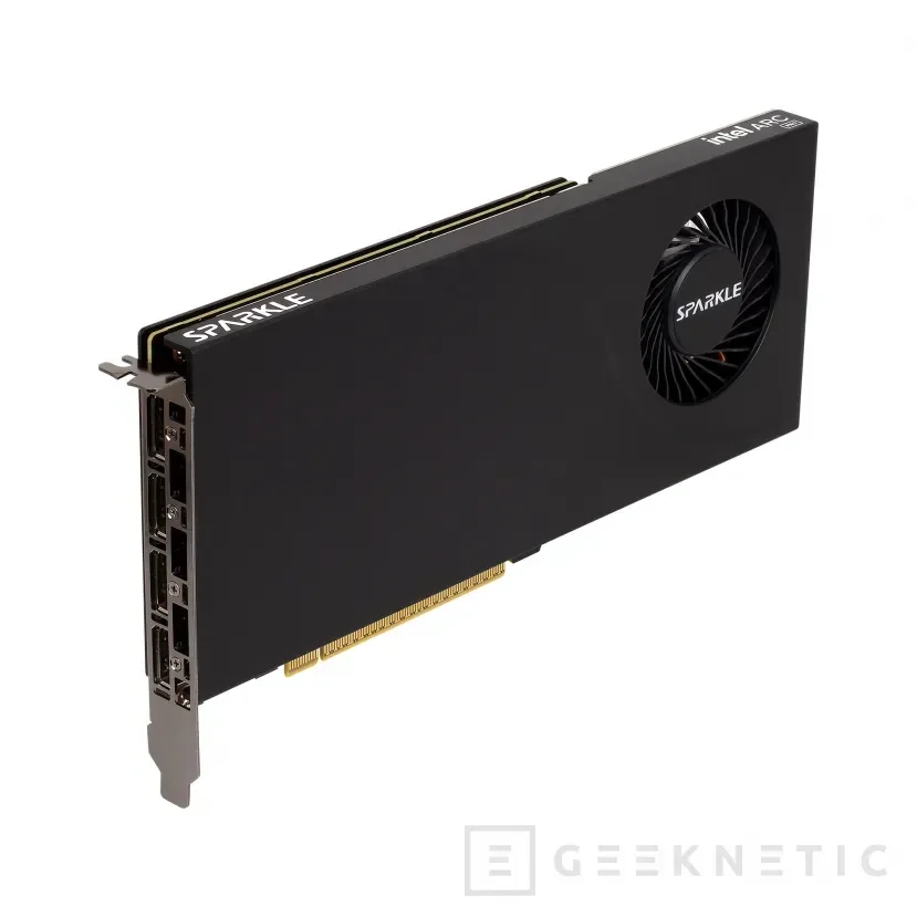 Sparkle launches Arc Pro B50 blower single-slot GPU with DisplayPort 2.1 and 72W TBP - 2