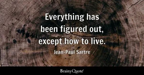 Jean Paul Sartre On Justice #skeptic #quotes #philosophy #atheist #science - Instagram - 2