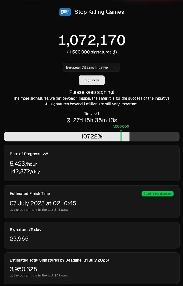 'A real concern for millions and probably hundreds of millions of European citizens' - Stop Killing Games has its day in European Parliament and it seems to go very well - 3