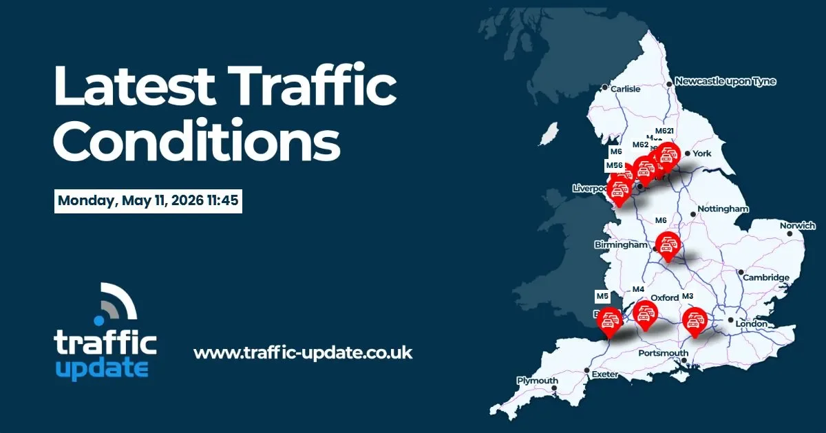 M4 traffic LIVE: Delays as motorway closed eastbound near Swindon after crash - 1