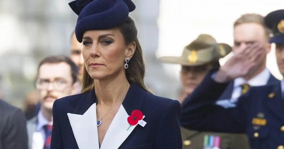 Catherine, Princess of Wales, lays wreath at London's Cenotaph on Anzac Day - 2