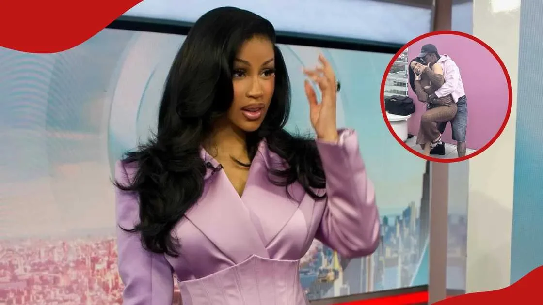 Cardi B, Stefon Diggs Look Extra Cozy at Special Mother's Day Event - 2
