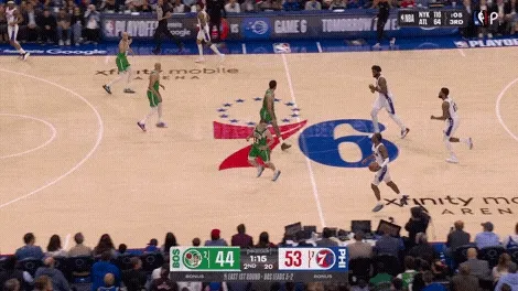Follow live: 76ers, Celtics going back and forth i... - 4