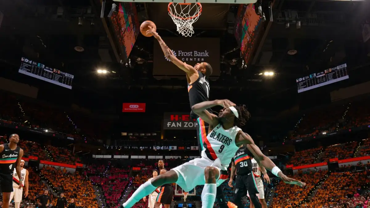 West playoff takeaways: Blazers rally past Spurs without Wemby - 1