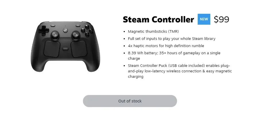 Valve commits to restocking its Steam Controller after it "ran out faster than we anticipated" | News-in-brief - 1