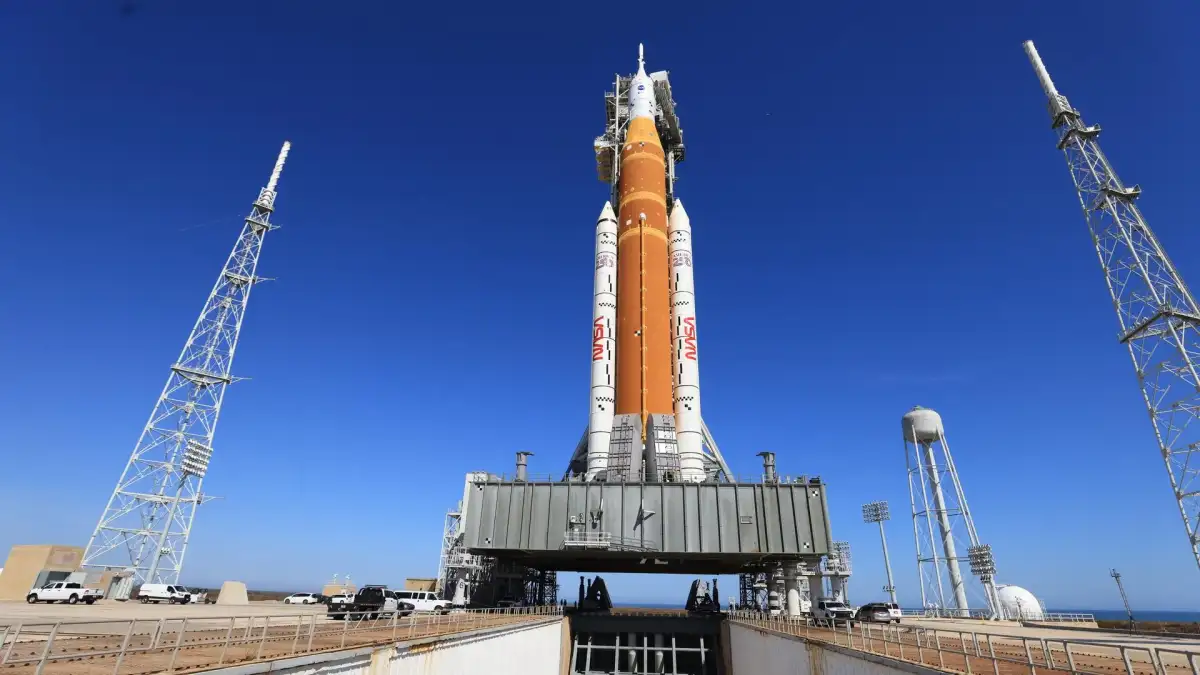 NASA Conducts Launchpad Test of the Massive Artemis Rocket - 2