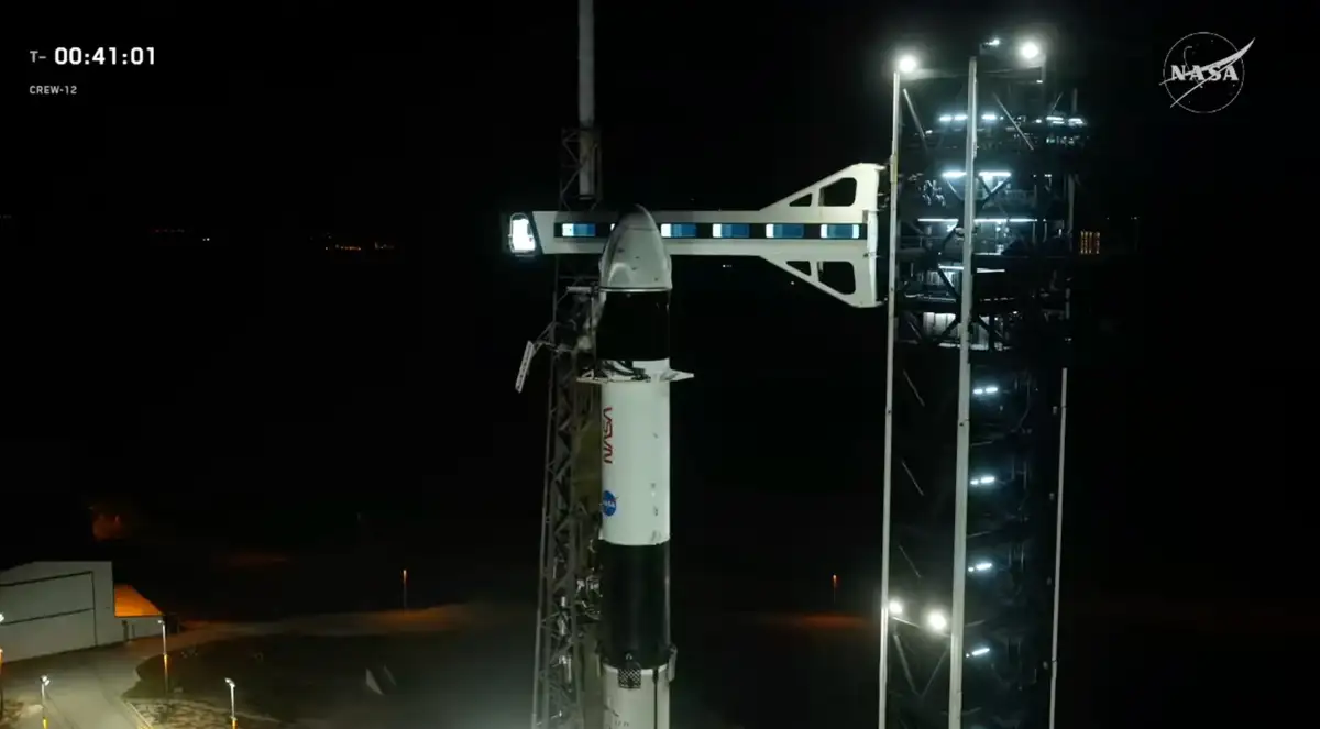 Four new astronauts arrive via SpaceX rocket at International Space Station - 2