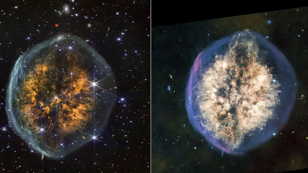 Eerie brain-like nebula captured in stunning new JWST images - 1