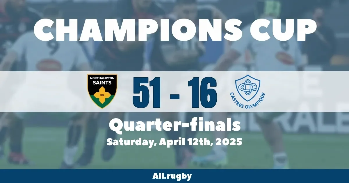Northampton see off Castres to reach Champions Cup quarter-finals - 4