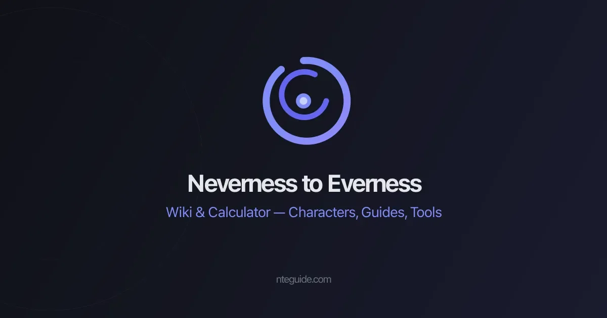 All active Neverness to Everness codes list - 3