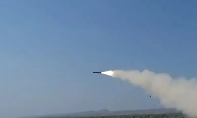 Pakistan Army Tests Fatah 4 Ground Launched Cruise Missile | N18G - YouTube - 1