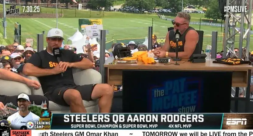 Will Aaron Rodgers resume weekly ‘Pat McAfee Show’ appearances under new Steelers regime? - 2