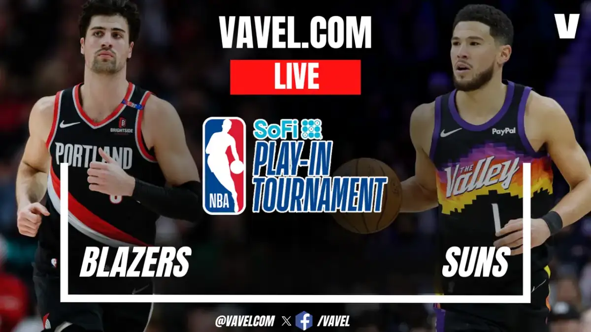 Follow live: Trail Blazers, Suns locked in close battle in play-in game - 3