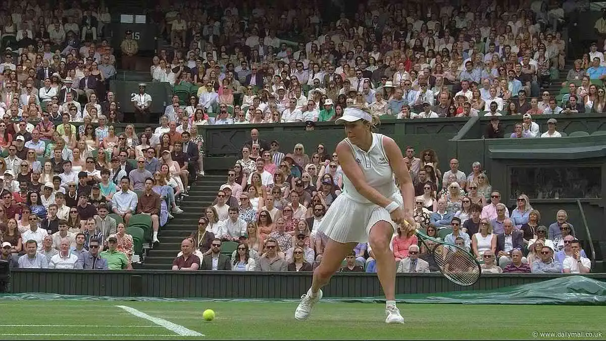 VAR comes to Wimbledon! Video technology arrives in SW19 one year after officiating blunder which saw tennis star claim her match was 'STOLEN' from her - 4