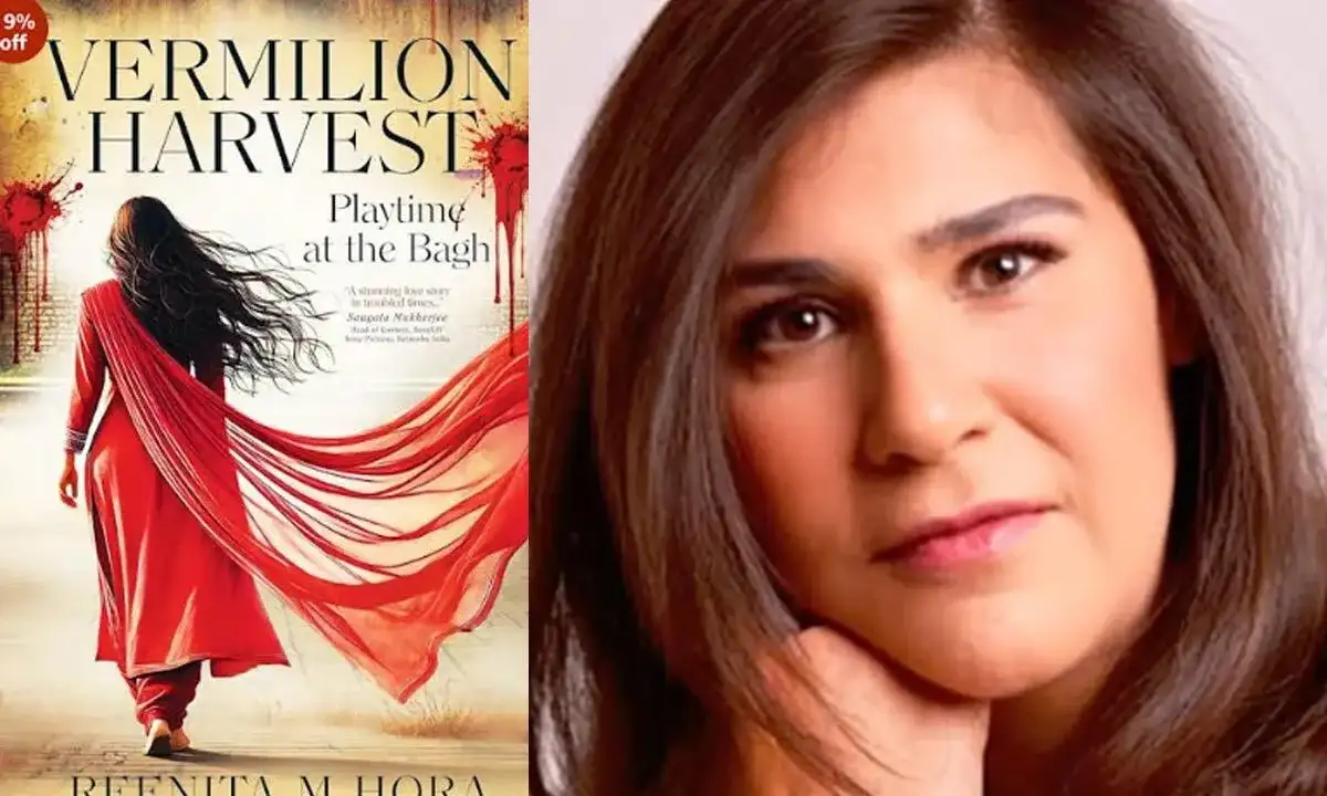 Reenita Malhotra Reimagines Jallianwala Bagh in Vermilion Harvest - 1