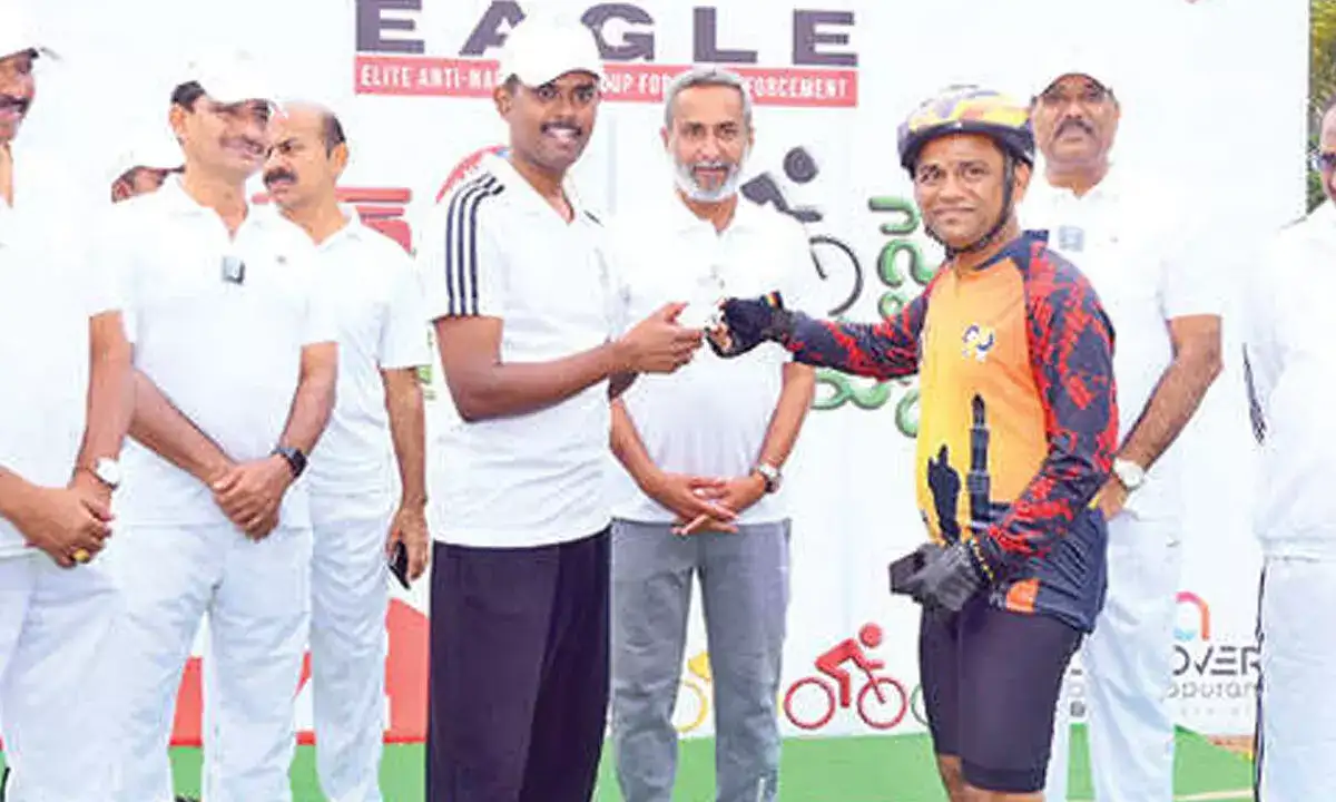 Youth rally for drug-free India in Anantapur awareness run - 4