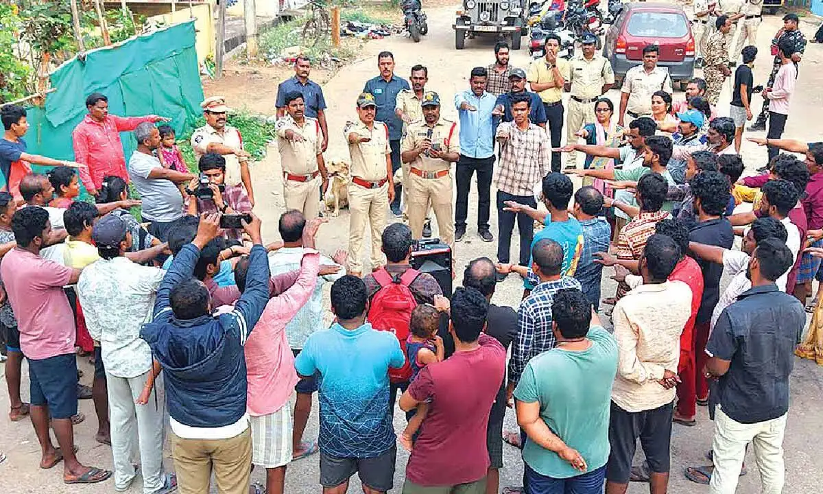 Mega Anti-Drug Drive Under ‘Operation Vajraprahar’ in Nellore, Prakasam Districts - 3