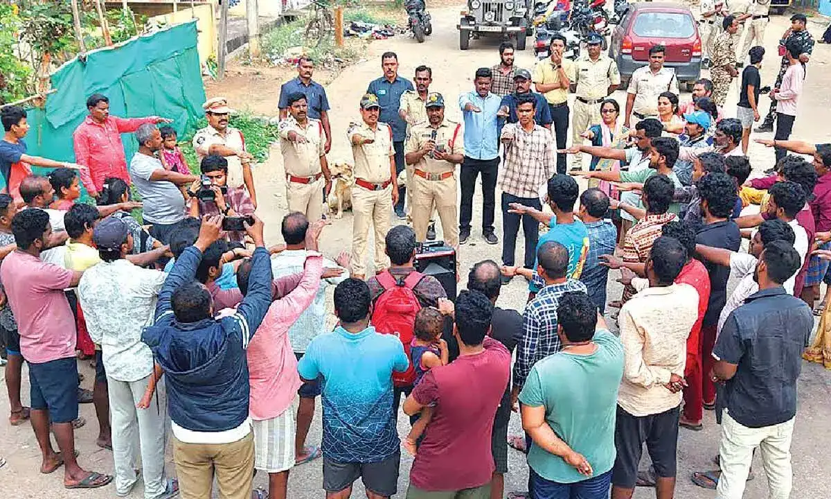 Mega Anti-Drug Drive Under ‘Operation Vajraprahar’ in Nellore, Prakasam Districts - 4