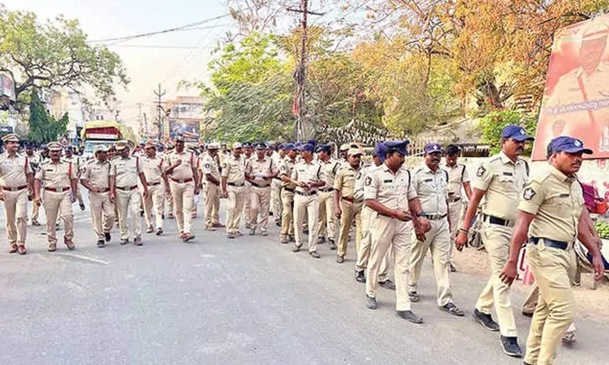 Op Vajraprahar: AP Police Conduct Mega Cordon Day Across State - 1