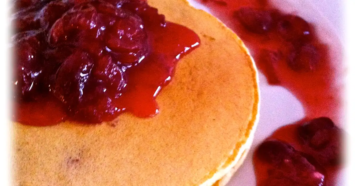 Cornmeal and Dried Cranberry Pancakes - 1