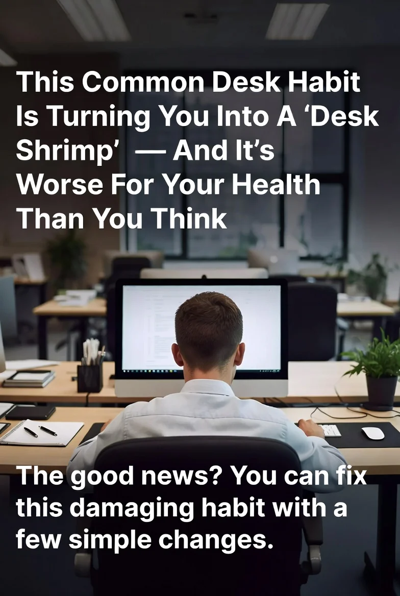 This Common Desk Habit Is Turning You Into A ‘Desk Shrimp’ – And It’s Worse For Health Than You Think - 1