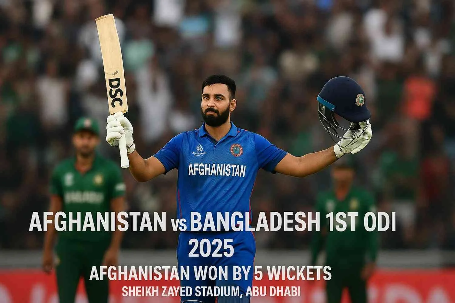 Omarzai’s all-round heroics seal five-wicket win for Afghanistan over UAE, sends South Africa to Super 8 - 1