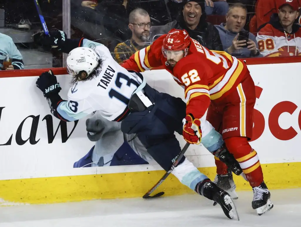 ‘Was an awesome time here’: Weegar gets emotional talking time with Flames - 1