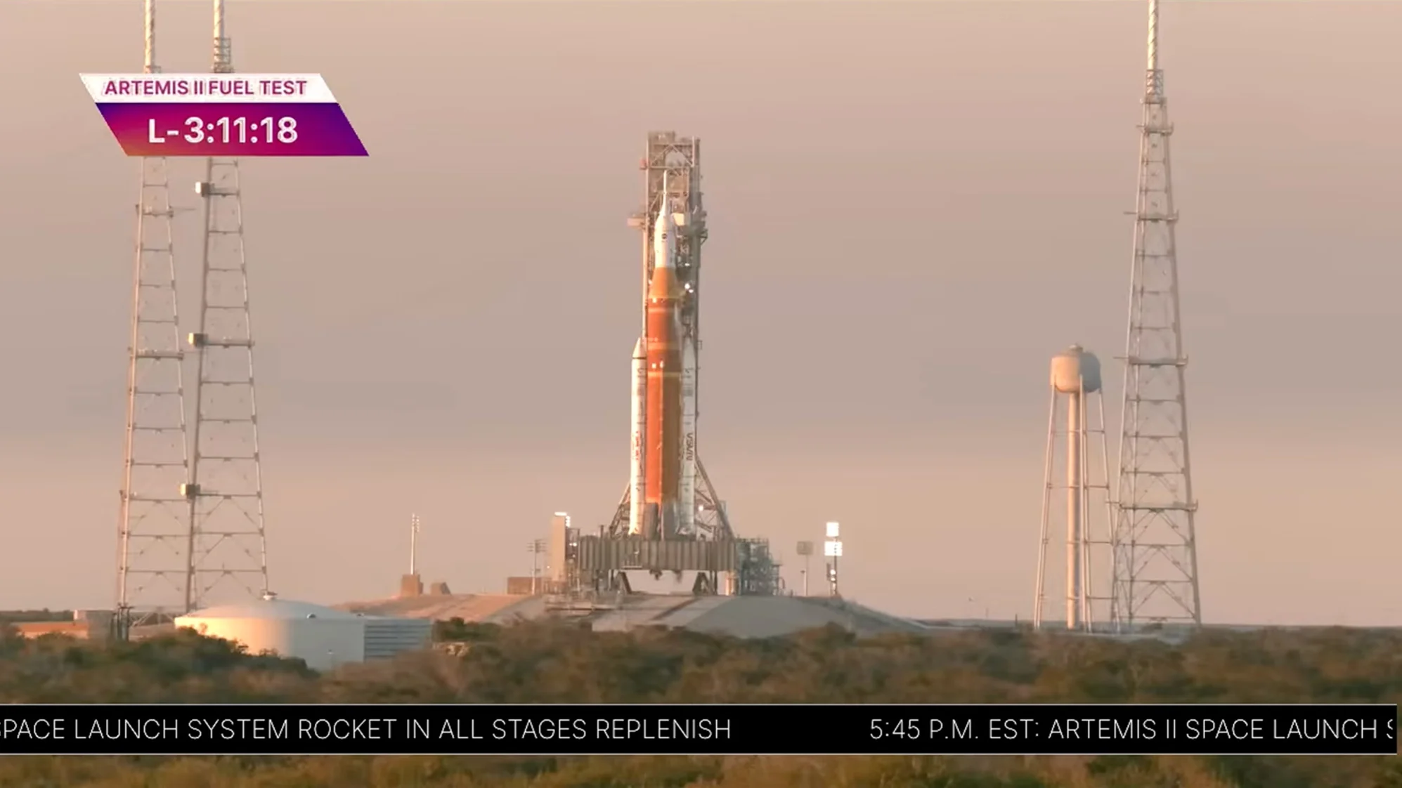 NASA Conducts Successful Launchpad Test of the Massive Artemis Rocket - 4
