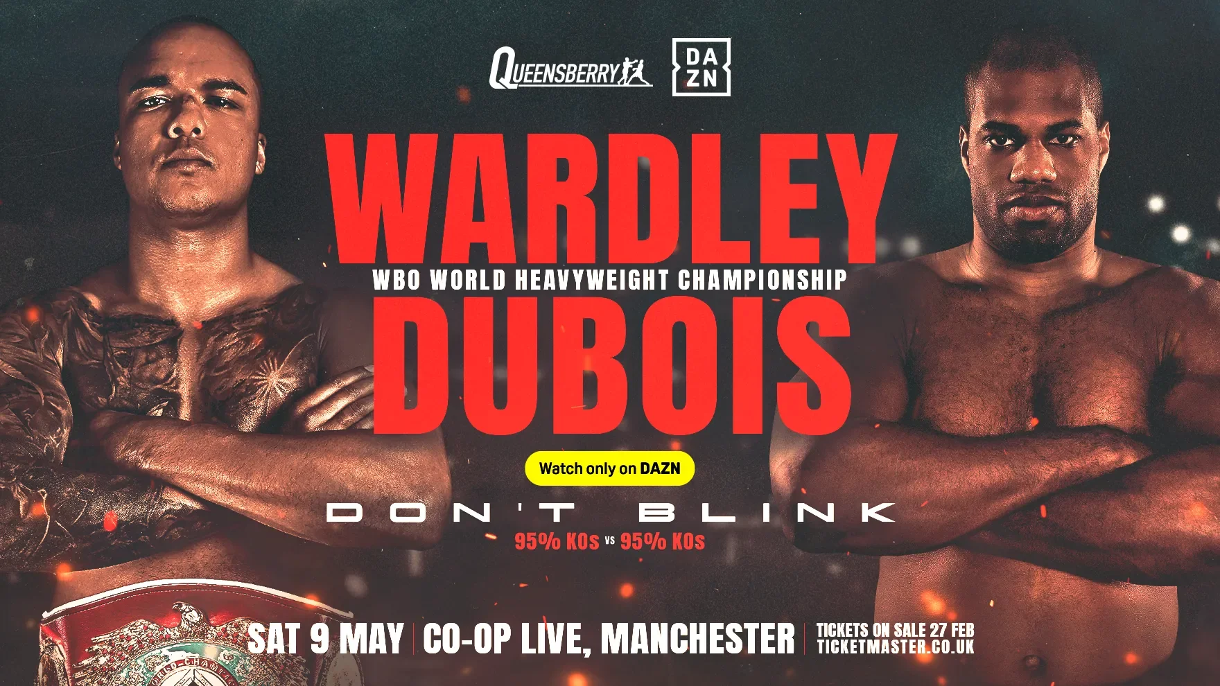 Wardley vs. Dubois Title Fight Set For May 9 - 1