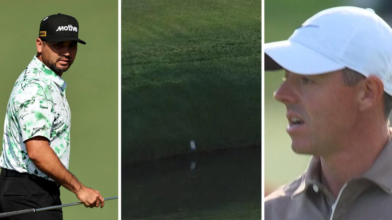 Aussie star tosses ball into ocean in baffling final hole meltdown as wild weather wreaks havoc - 1