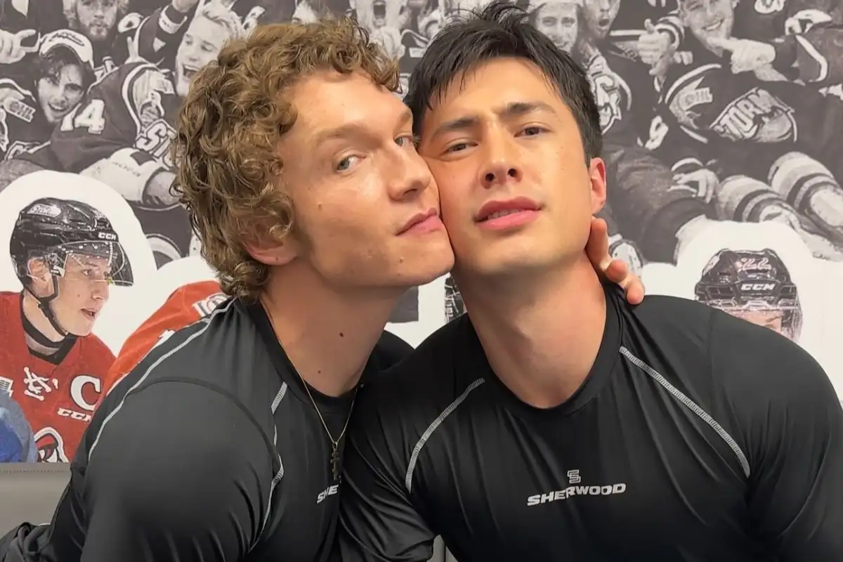 'Heated Rivalry' Stars Hudson Williams &amp; François Arnaud Tell Bigoted Fans 'We Don't Need Your Love' - 3