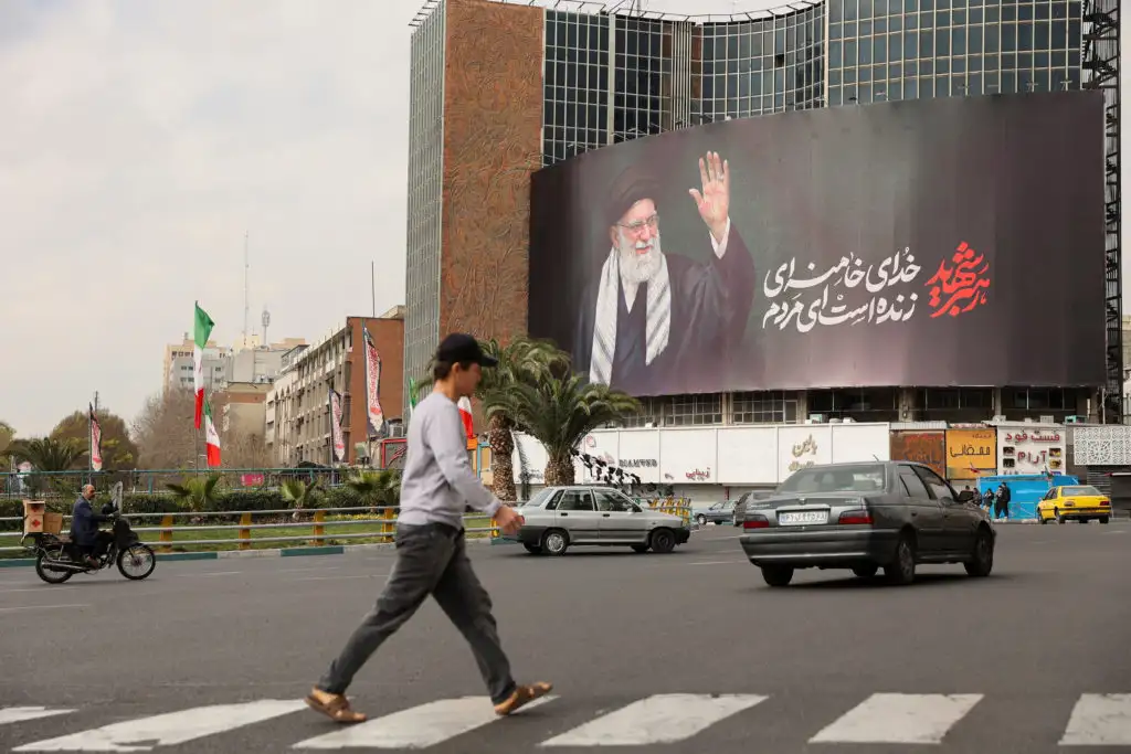 Moment vigil in NYC mourning the death of Iranian Supreme Leader descends into violence as punches thrown - 4