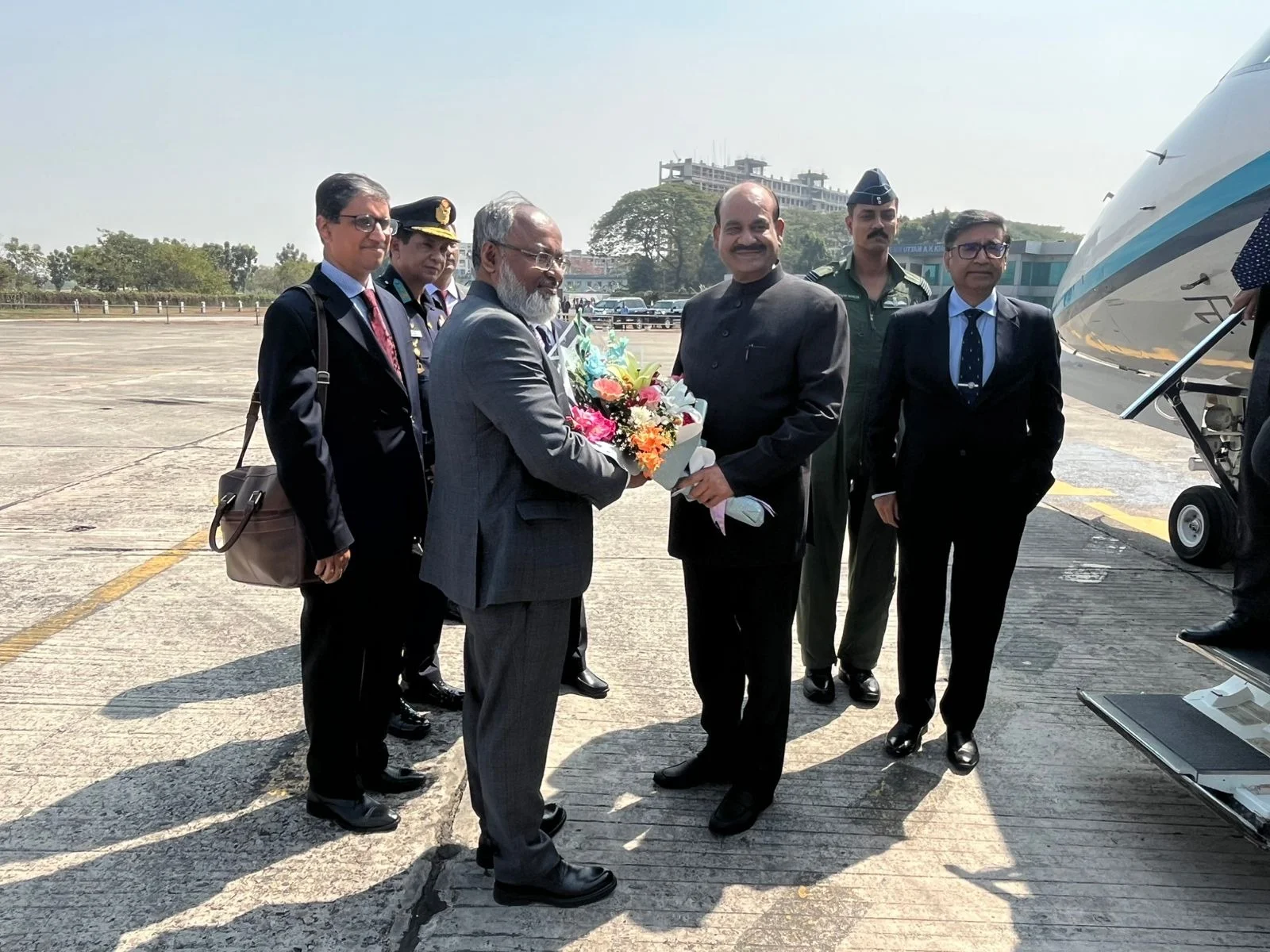 Lok Sabha Speaker Om Birla reaches Dhaka for Tarique Rahman's swearing-in ceremony - 3