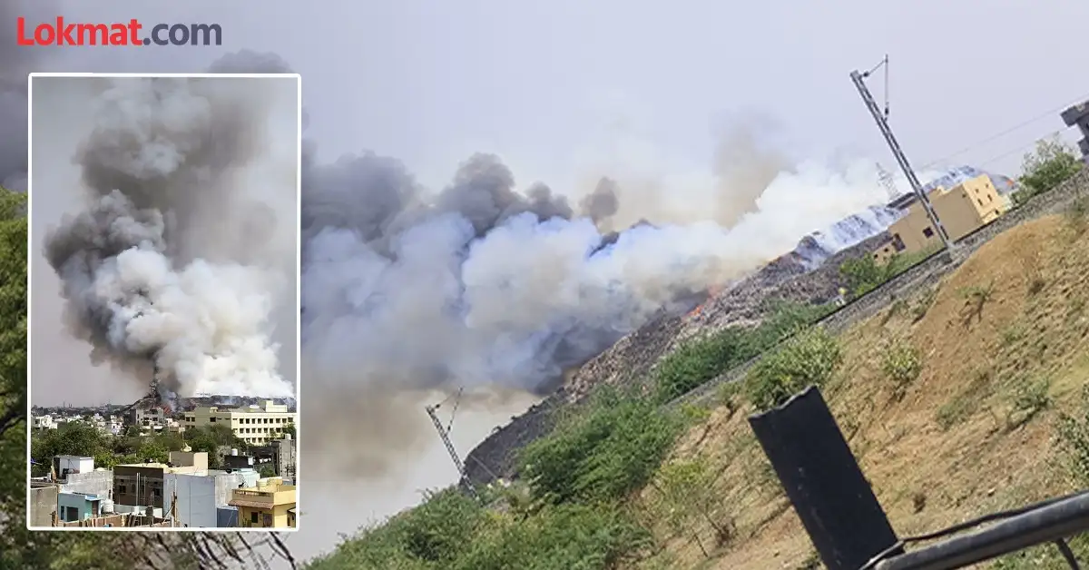 Fire at garbage dumping yard in Dharwad finally doused - 4