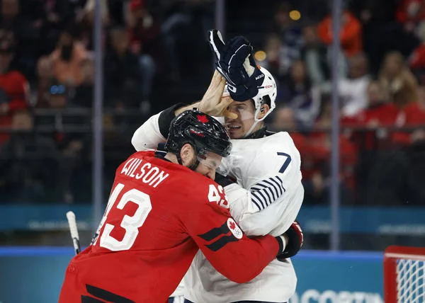 Winter Olympics 2026: Pierre Crinon suspended by French hockey federation for fight with Canada's Tom Wilson - 1