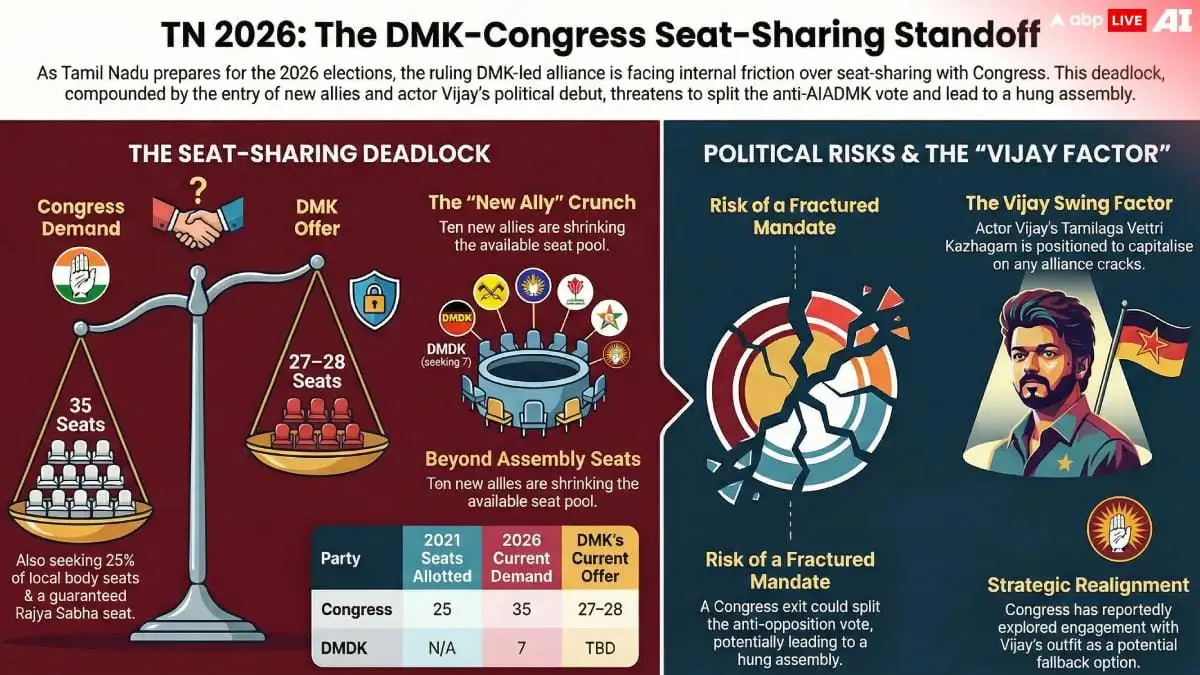 DMK Congress seat-sharing talks gather pace amid TVK speculation - 4