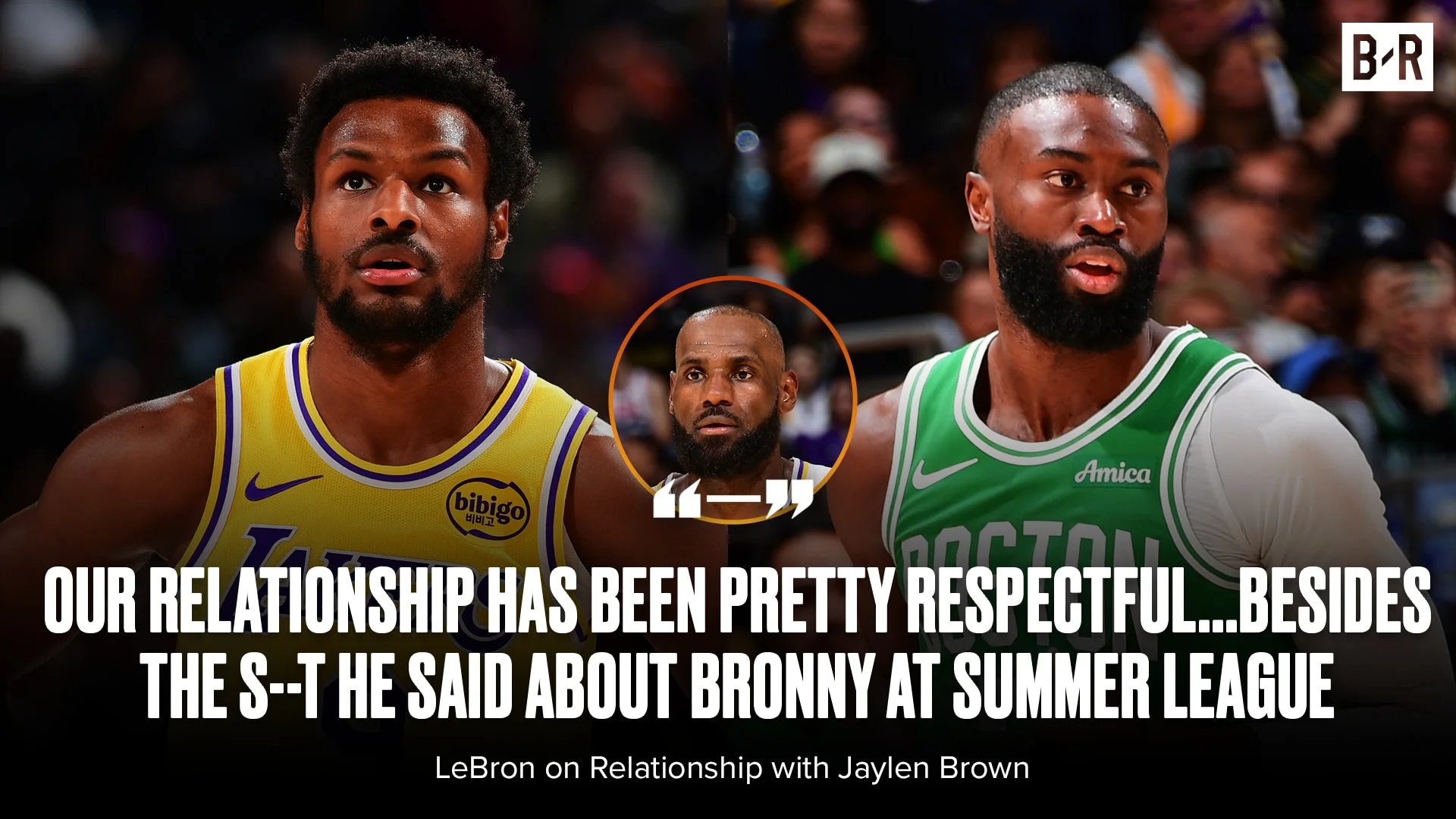 LeBron James still hasn't forgotten Jaylen Brown's criticism of Bronny during the Summer League - 4