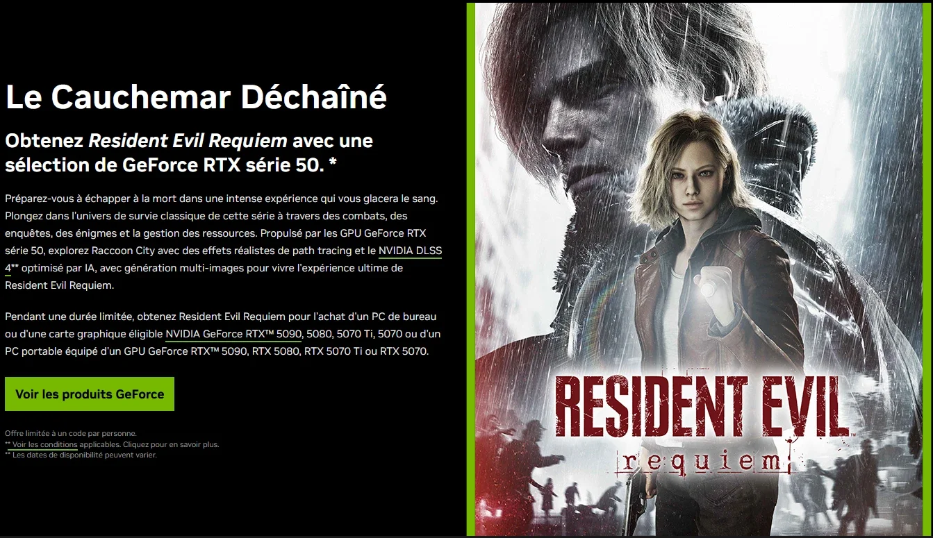 Nvidia bundles Resident Evil Requiem as AMD counters with Crimson Desert - 1