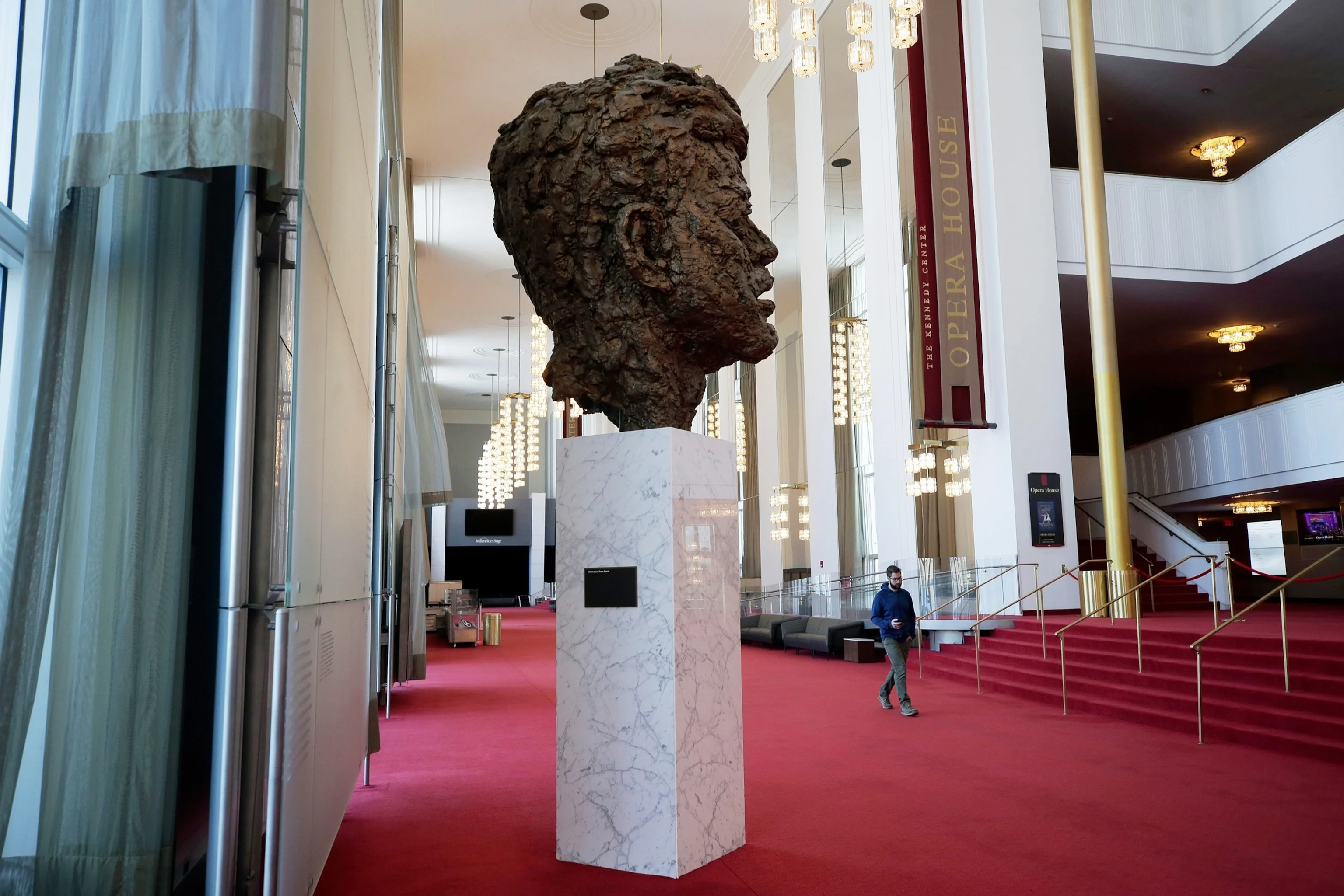 Internal memo details cosmetic changes and facility repairs to Kennedy Center - 3